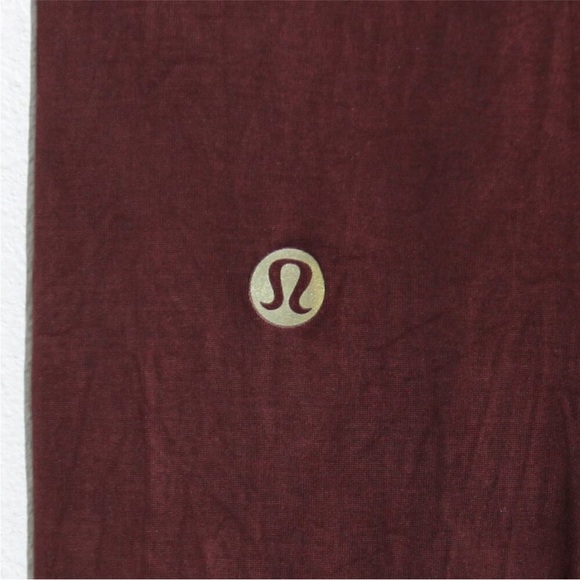 Lululemon Principal Dancer Jumpsuit *31" Midnight Maroon Cupro Sleeveless Sz 12 - Picture 13 of 13